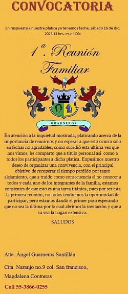 Convocatoria 1